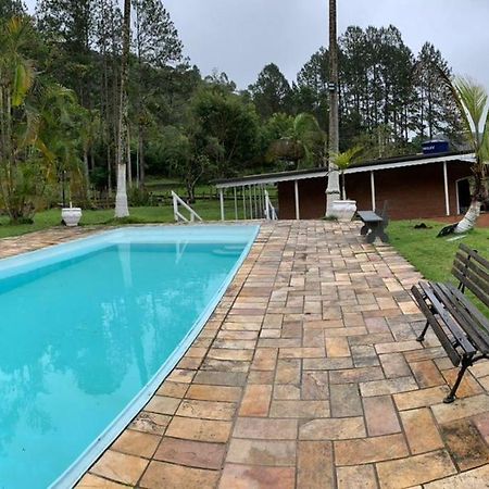 Chacara Cantinho Da Felicidade Juquitiba Bagian luar foto