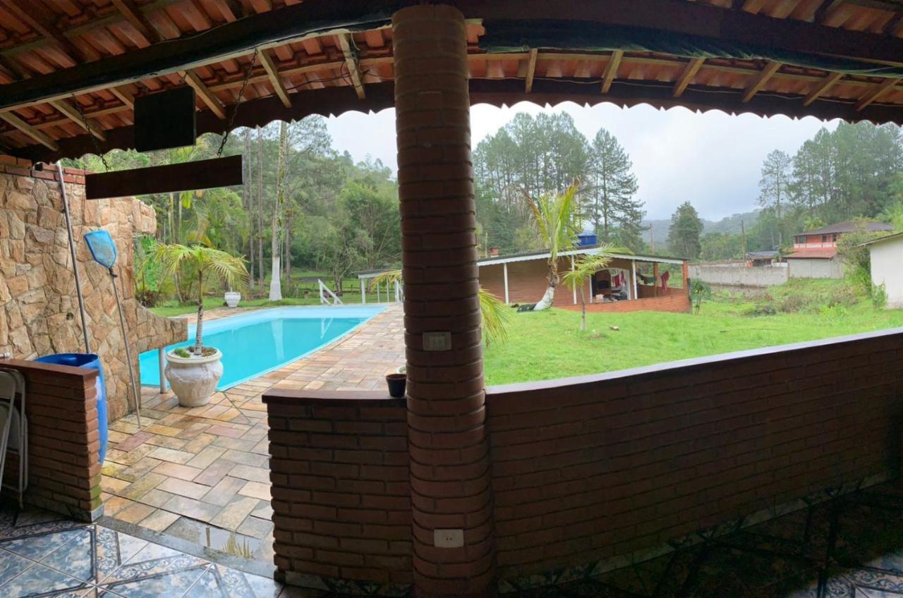 Chacara Cantinho Da Felicidade Juquitiba Bagian luar foto