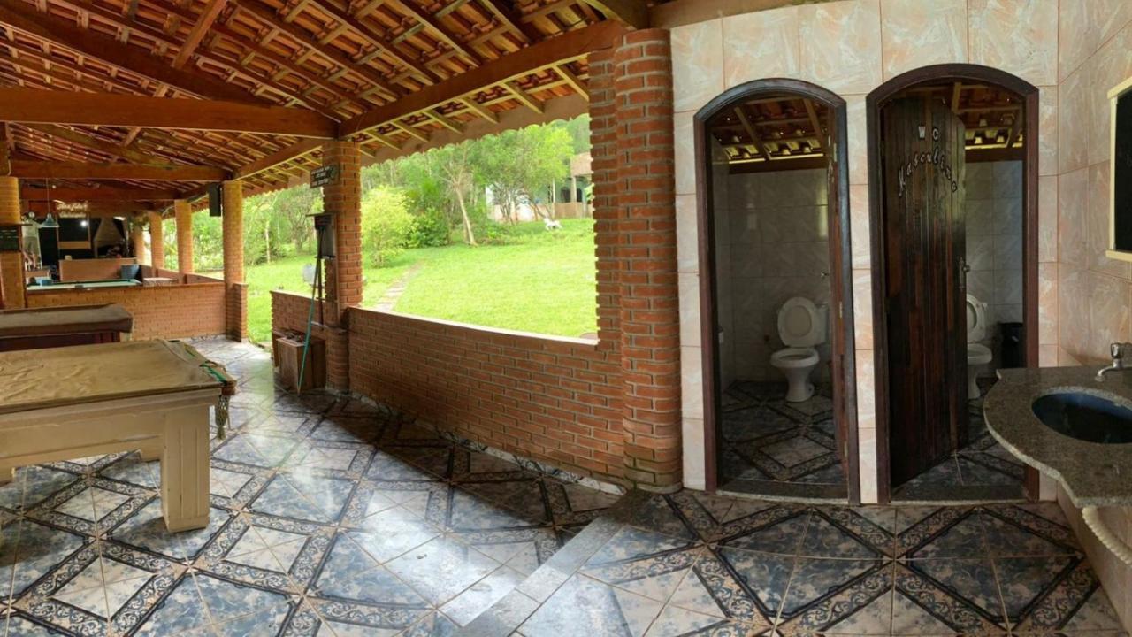 Chacara Cantinho Da Felicidade Juquitiba Bagian luar foto