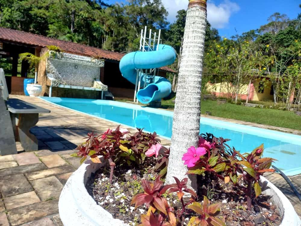Chacara Cantinho Da Felicidade Juquitiba Bagian luar foto